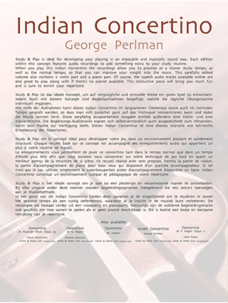 Indian Concertino - George Perlman - Partition - Violon
